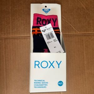 Roxy Pink and Black Technical Riding Socks